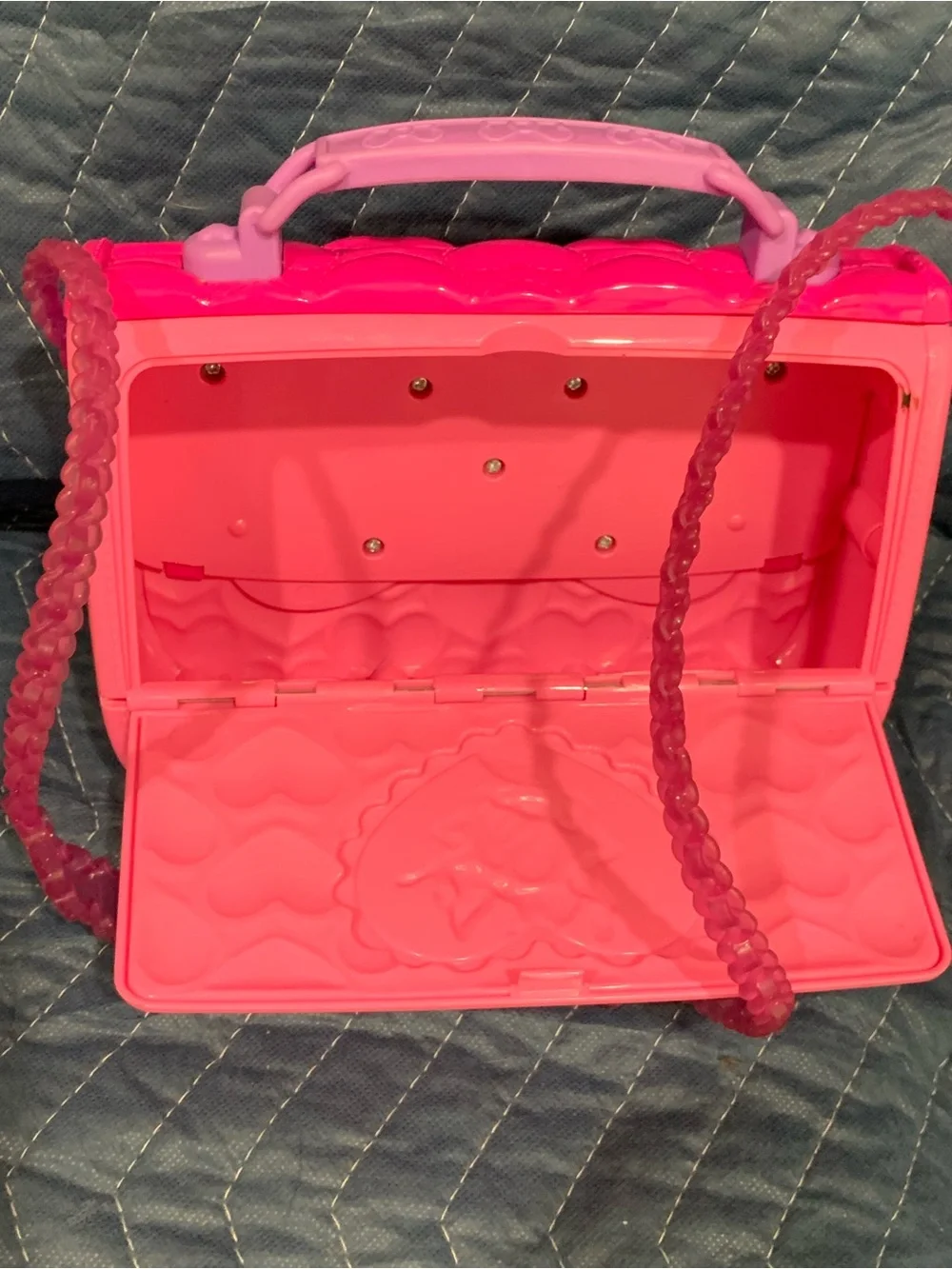 Kids Pink Minnie Bow Crossbody Purse